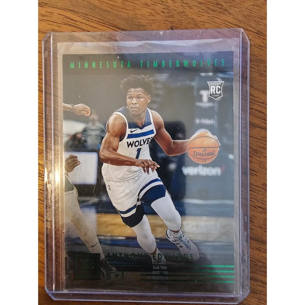Anthony Edwards 2020-21 Panini Chronicles #101 Green - Rookie - Timberwolves